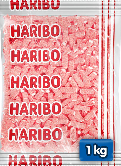 Haribo balla red f!zz – saure Bonbons – 1-kg-Beutel