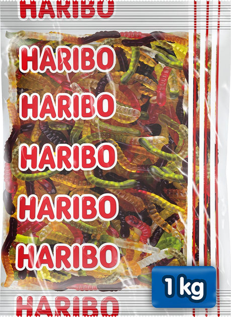 Haribo Glühwürmchen – Bonbons mit Fruchtgeschmack – 1-kg-Beutel