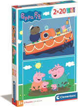 Clementoni Jigsaw Puzzle Superfarbe Peppa Pig, 2x20st.