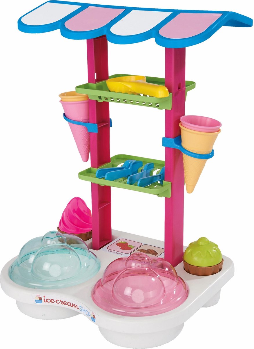 Androni Sand-Eisstand-Spielset – 12-teilig für Sandkasten und Strand – ab 3 Jahren