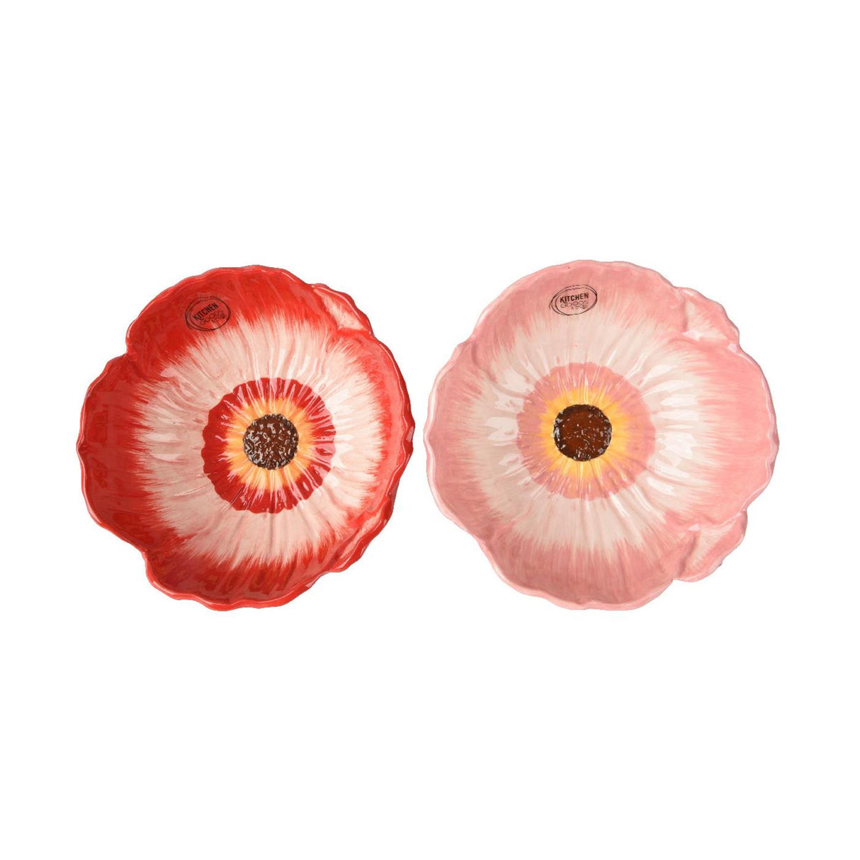 Decoris Schale Blume Dolomit ø16xh6cm
