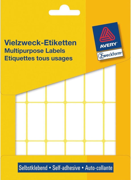 Avery huismerk 3324 handmatige etiket 38x18mm wit
