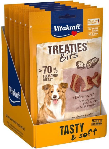 Vitakraft Leckerbissen - Leberwurst - 6x120 Gramm