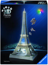 Ravensburger 3D-Puzzle Icons Eiffelturm - mit Licht - 243 Teile.