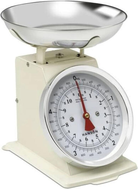 Terraillon Tradition 500 – Retro-Küchenwaage – Creme