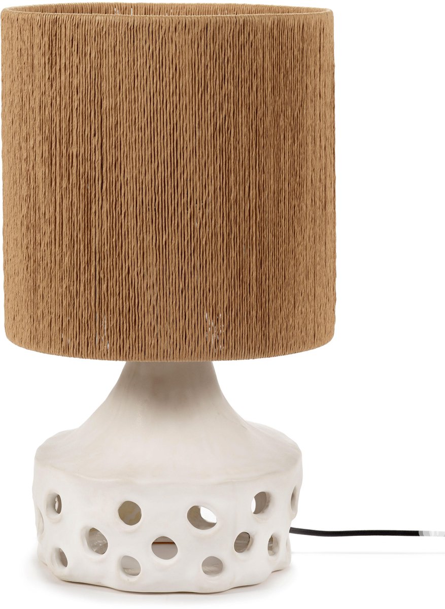 Serax - Sophie Casier Oya - Tischlampe - Beigebraun - 25 ø - H 42,00 cm - 3,28 kg