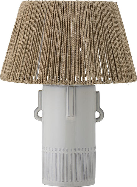 Bloomingville - Rama Tischlampe - Weiß - Steingut