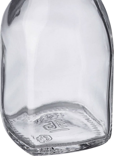 Westmark Bügelverschlussflasche Einmachflasche eckig 125 ml
