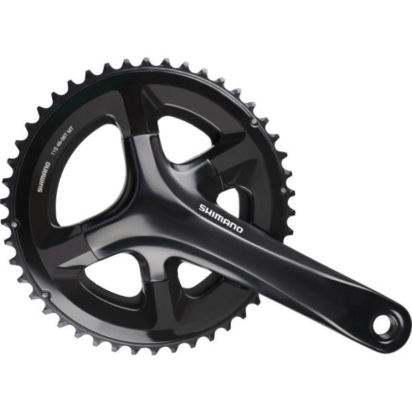 Shimano - Kurbel 2 x 11 Speed ​​Road Fc -Rs510 - 1725 50-34t mit Hohlachse - Schwarz