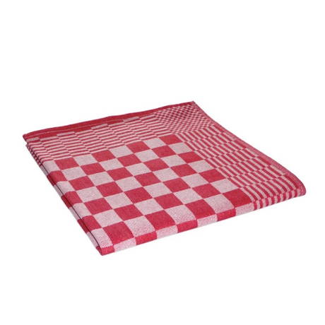 Byrklund by francesco theedoek 100% katoen luxe 60x65cm - rood
