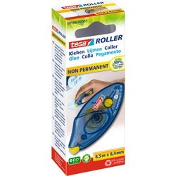 Kleberoller, nicht permanent, kompakt, Tesa, 8,4 mm x 8,5 m, nicht nachfüllbar