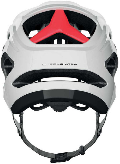 Abus cliffhanger mips - mtb helm shiny white l (57 - 61 cm)