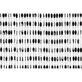 Wicotex Fliegenvorhang Charlotte 90x220cm schwarz