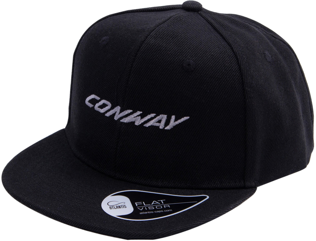 Conway Flatcap Logo Cap Logo schwarz Kinder