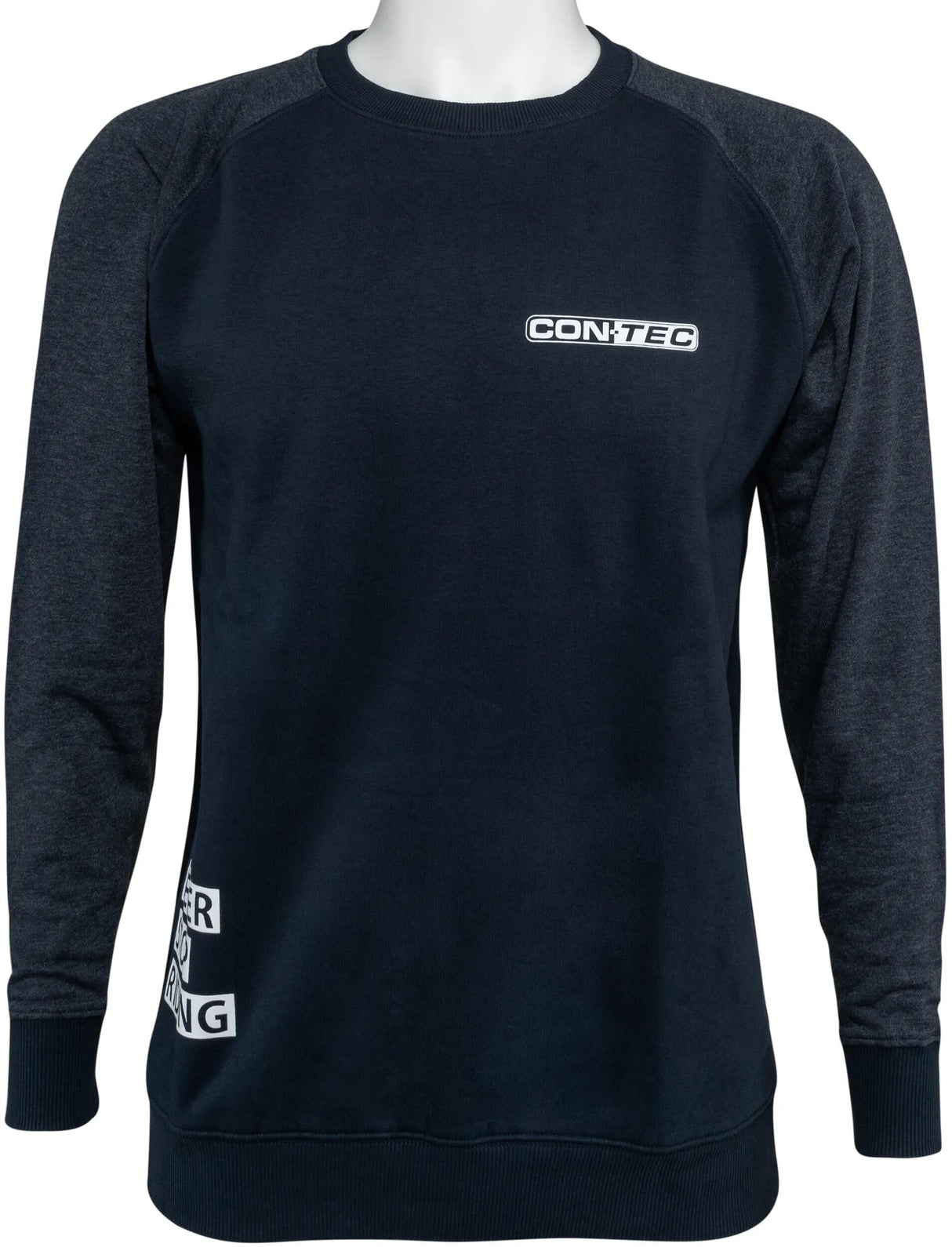 Contec-Sweatshirt mit langen Ärmeln, Never Stop Riding, CT-Sweatshirt, Never Stop Riding, Größe XL, Blaugrau