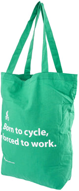 Contec Einkaufstasche Born to Cycle CT Baumwolltasche Born to Cycle Tasche faltbar grün