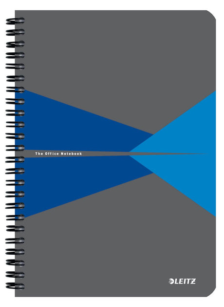 Leitz Büronotizbuch A5 liniert – mit PP-Einband – 80-Gramm-Papier – Blau