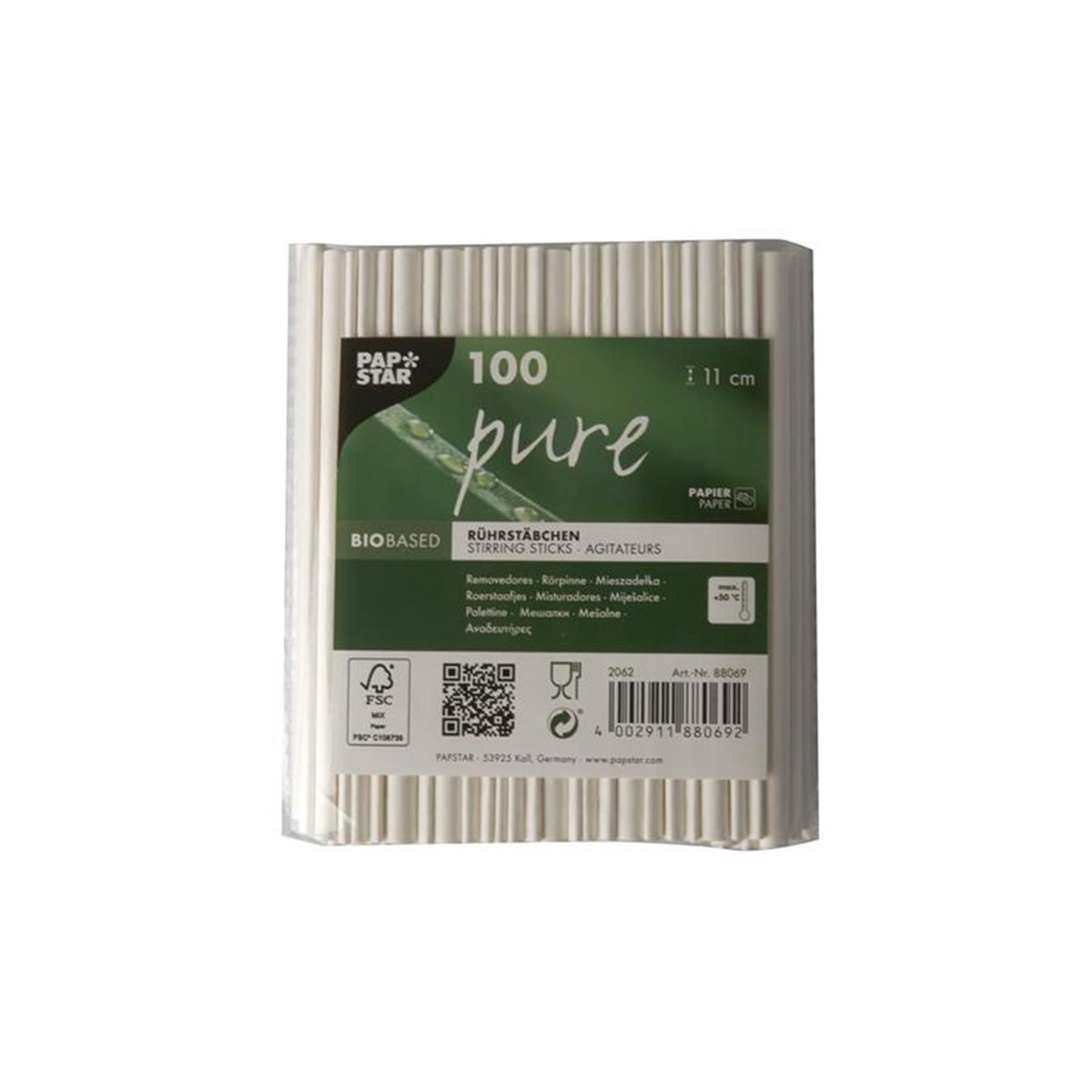 Rührstäbchen Papastar 88069 weiß