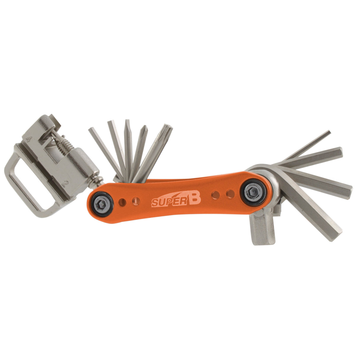 Multitool TB-FD40 17 Funktionen 73 x 45 mm Edelstahl Orange