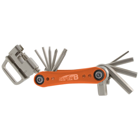 Multitool TB-FD40 17 Funktionen 73 x 45 mm Edelstahl Orange