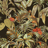 Dutch wallcoverings dutch wallcoverings behang bird-of-paradise zwart