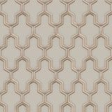 Dutch Wallcoverings Tapete mit geometrischem Muster in Gold und Grün