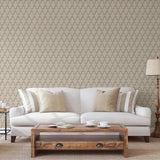 Dutch Wallcoverings Tapete mit geometrischem Muster in Gold und Grün