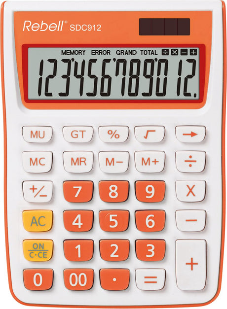 Rebell Rebel-Rechner – sdc912or bx – weiß-orange – re-sdc912or-bx