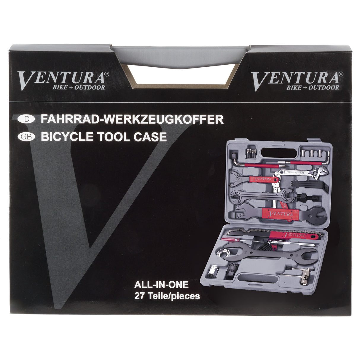 Messinggelagerter Ventura Fahrrad-Werkzeugkoffer
