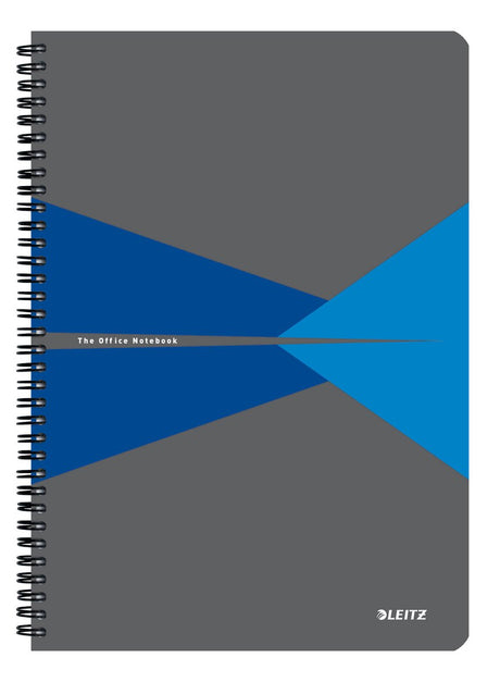 Leitz Büronotizbuch A4 liniert – mit PP-Einband – 80-Gramm-Papier – Blau
