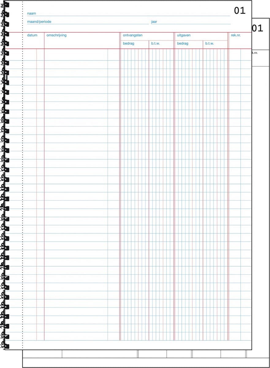 Sigel Kopierkassenbuch - Express - A4 - 2x50 Blatt - mit Mehrwertsteuerspalte - SI-30225