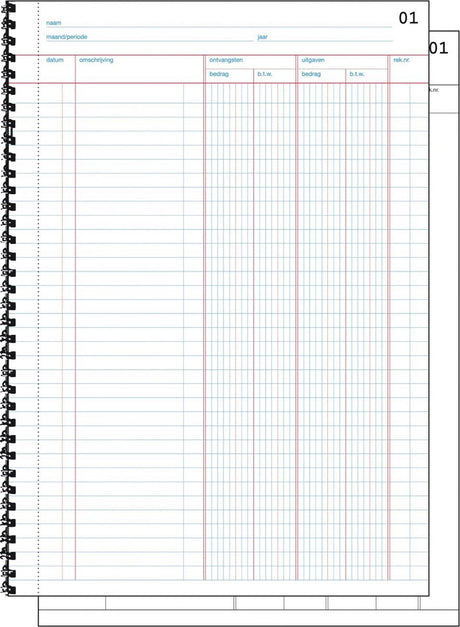 Sigel Kopierkassenbuch - Express - A4 - 2x50 Blatt - mit Mehrwertsteuerspalte - SI-30225