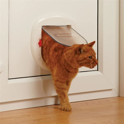 PetSafe Cat Flap Big Cat Small Dog 4 Positionen weiß