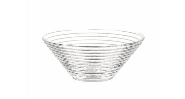 Ribbelschaal glas 'tucson' d20cm helder