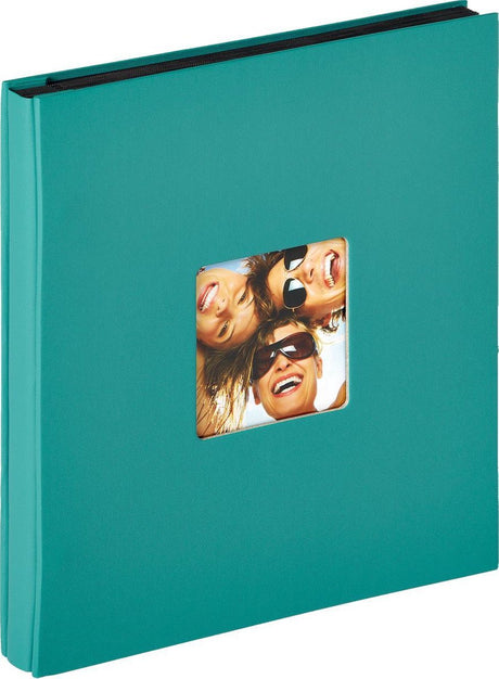 Walther EA-110-K Fun - Einsteckalbum - Größe 31 x 33 cm - 400 Fotos 10 x 15 cm - Petrolgrün