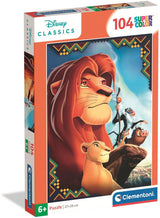 Clementoni Puzzle Disney König der Löwen, 104 Teile.