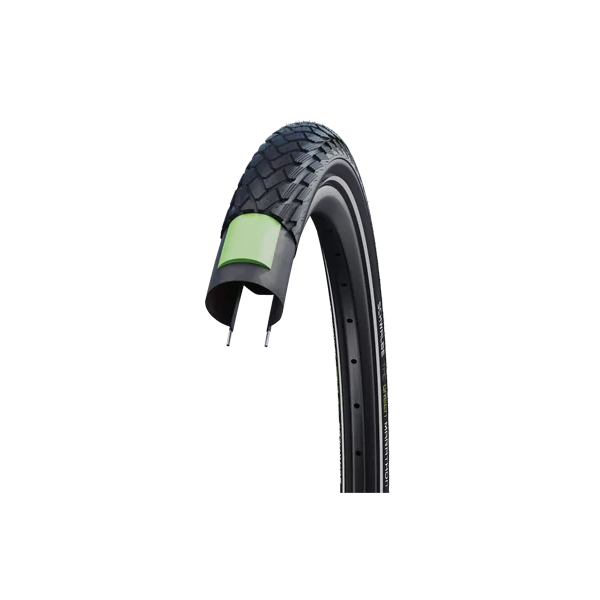 Schwalbe Tire Green Marathon Greenguard 28x1.50 (40-622) Schwarz