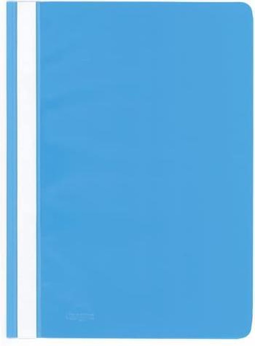 Kangaro snelhechtermap - a4 - pp - lichtblauw - krimp á 25 stuks - k-22053