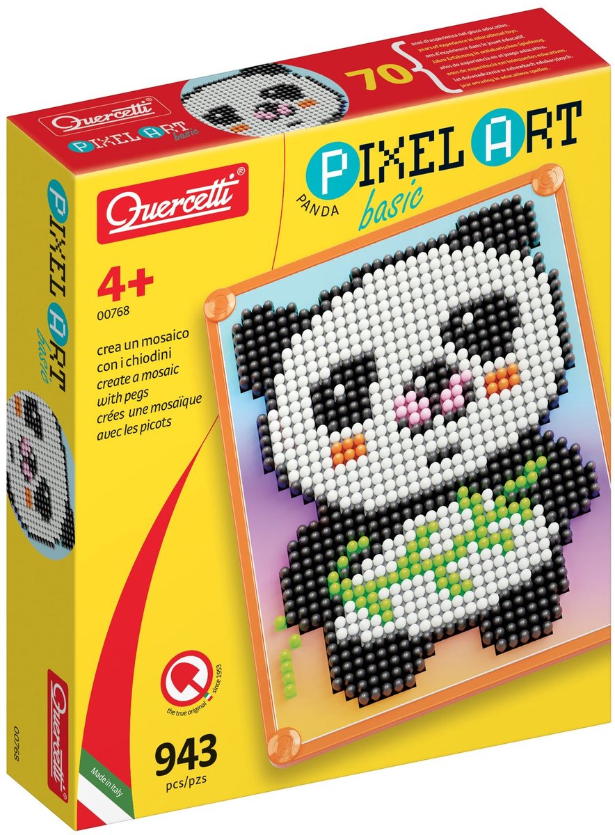 Quercetti Pixel Art Basic Panda, 946dlg.