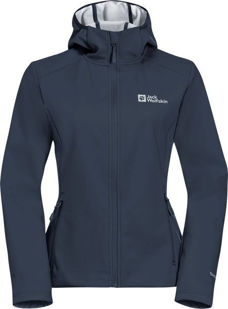 Jack Wolfskin Bornberg Hoody W Damen Outdoorjacke – Mitternachtshimmelgrau