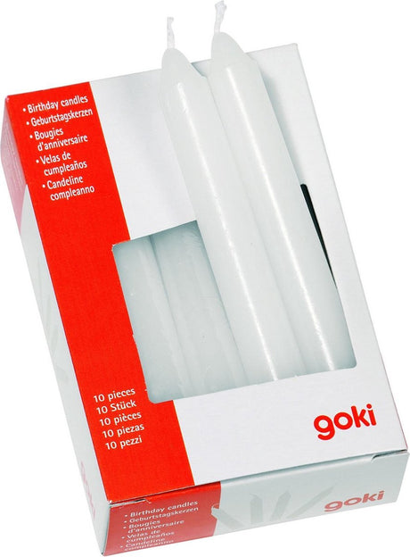 Goki Geburtstagskerzen, 10 Stk.