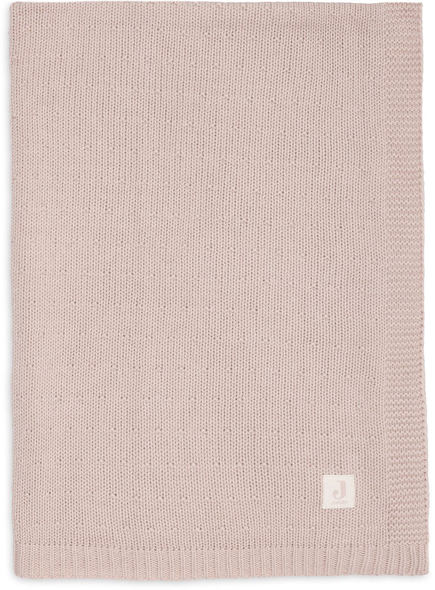 Jollein baby deken ledikant 100x150cm sprinkle knit silk rose