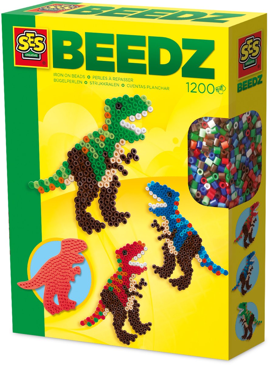 Ses Bügelperlen-Set T-Rex