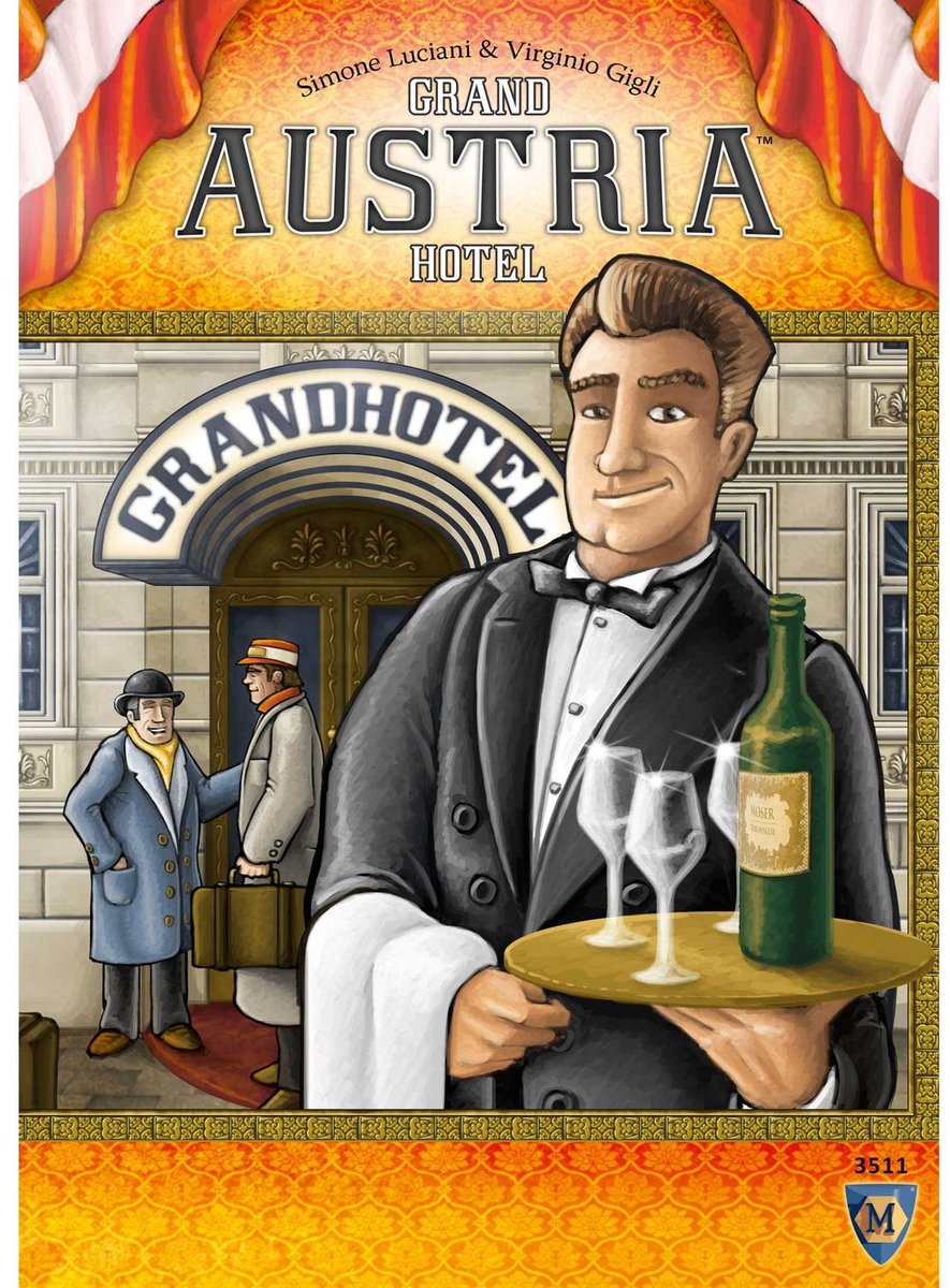 Lookout Games Grand Austria Hotel – Strategie-Brettspiel für Erwachsene