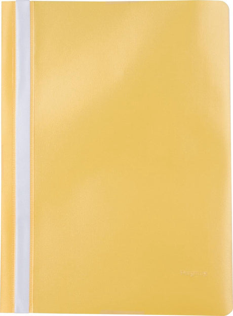 Pergamy Quick-Fix-Ordner, ft A4, PP, 5er-Pack, gelb