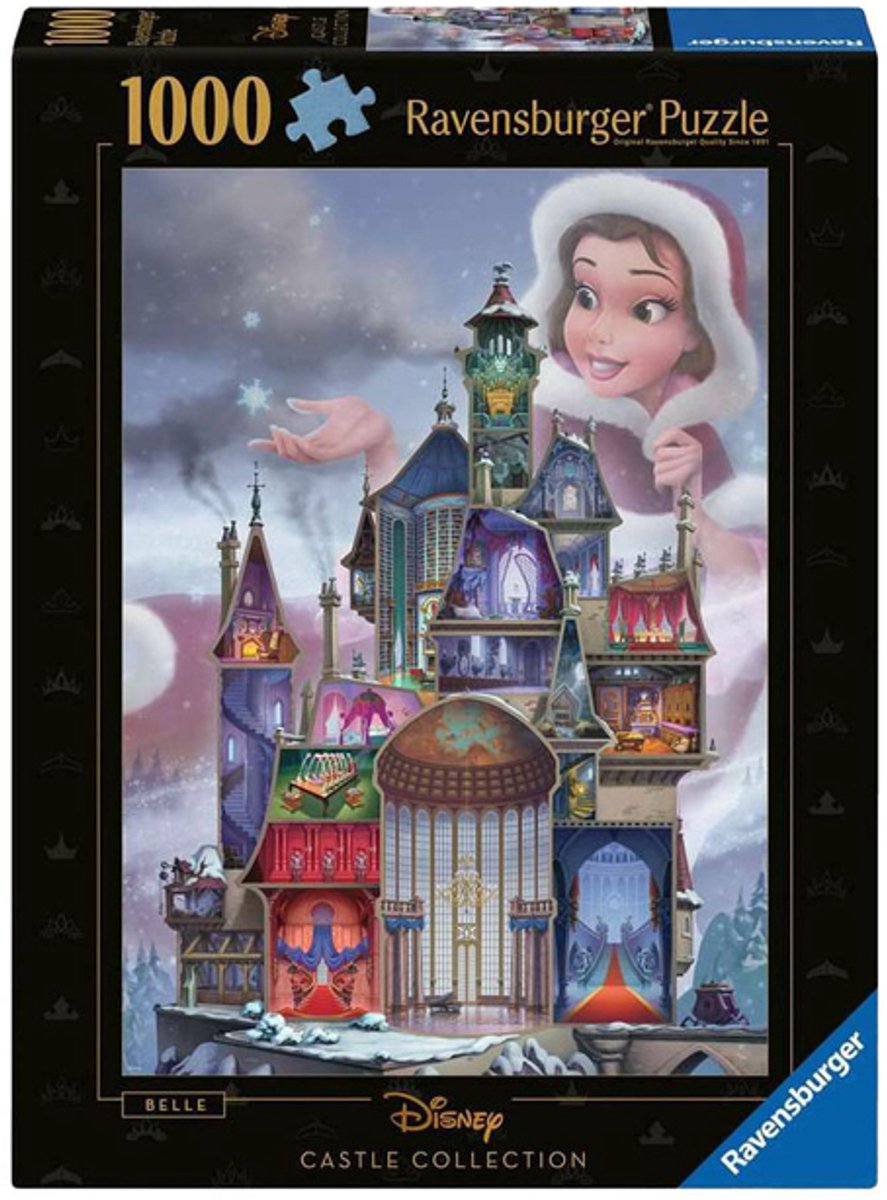 Ravensburger Jigsaw Puzzle Disney Castles Belle, 1000st.