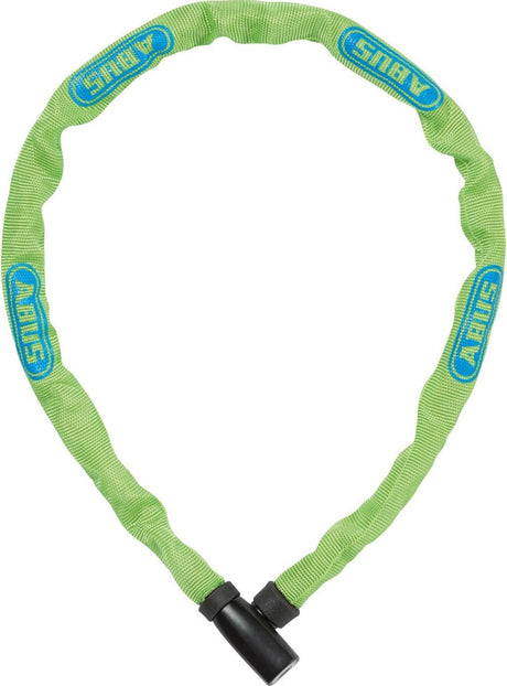Abus Fahrradschloss Kettenschloss – Steel-o-chain™ 4804k – Sicherheitsstufe 4 – hellgrün – 75 cm – geeignet für Elektrofahrräder und Stadträder