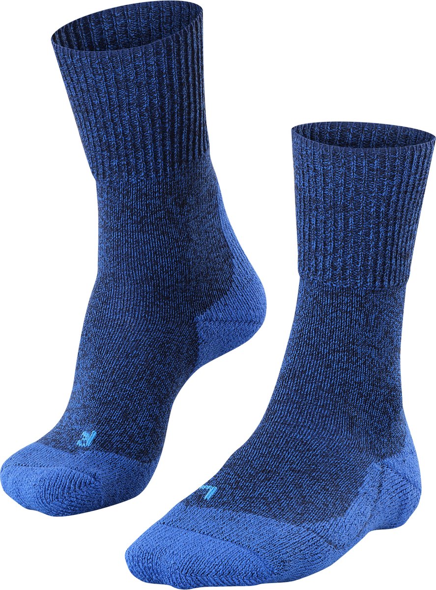 Falke TK1 Wool Anti-Blister Wandersocken aus dickem Woll-Funktionsmaterial Herren Blau - Größe 44-45