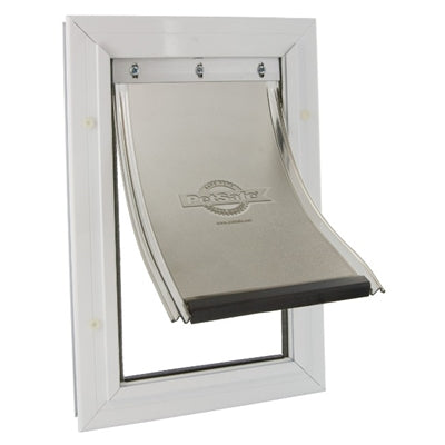 PetSafe Dog Hatch do 100 kg aluminiowy biały