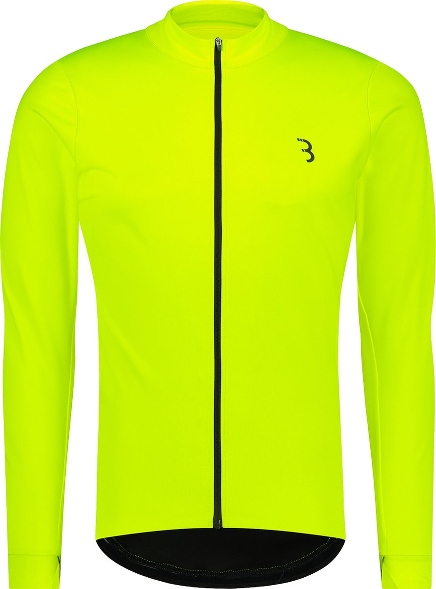 Bbb cycling triguard 3.0 fietsjas heren - drie-seizoenen wielren fietsjack heren - waterafstotend windjack - neon geel - maat m - bbw-452